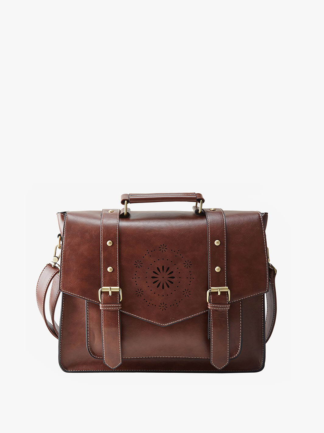 IULIA' Leather Briefcase by VICUS