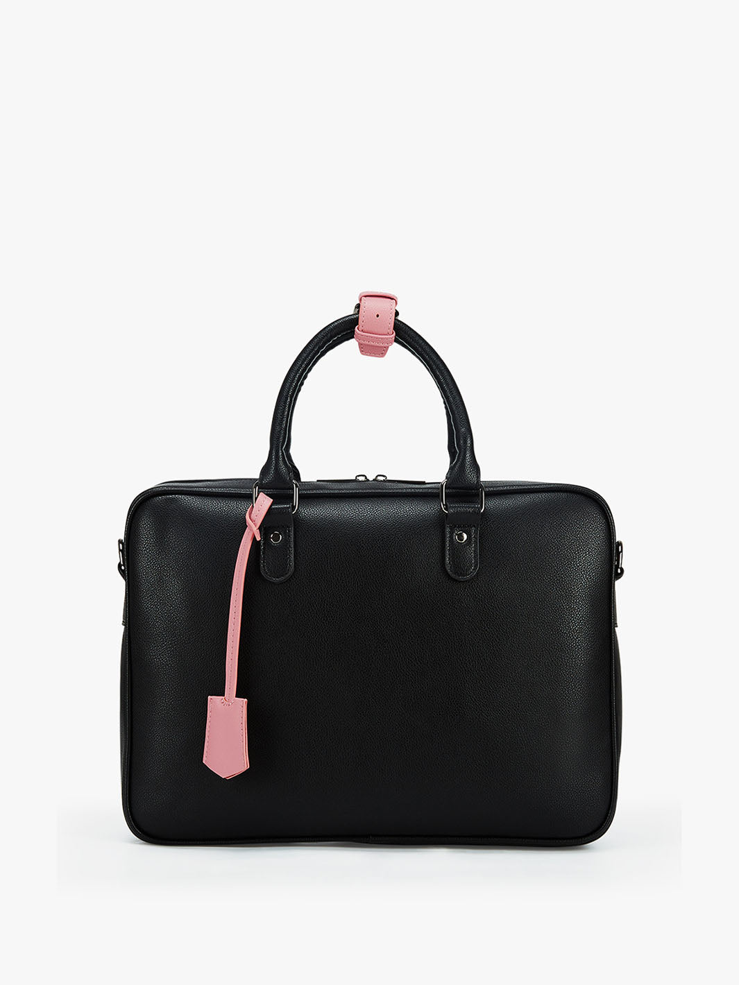 Zara leather shop laptop bag