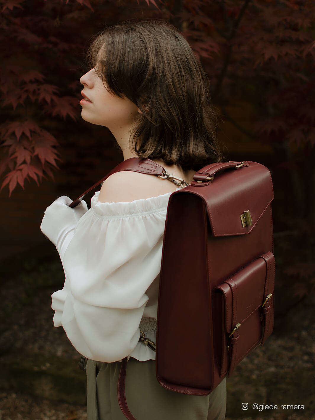 Ecosusi vintage outlet canvas backpack