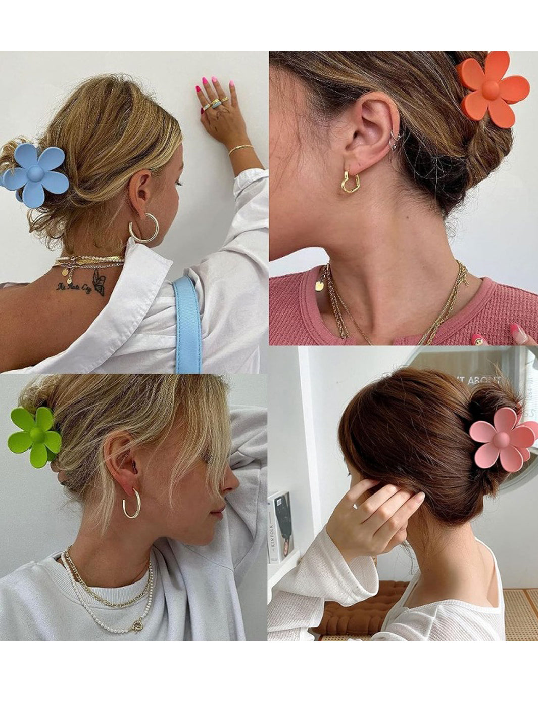 Flower Hair Clips