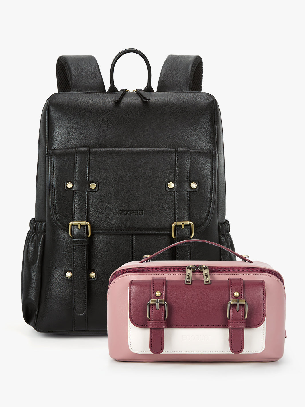 Scarlett-Elena Backpack & Makeup Bag Travel Set