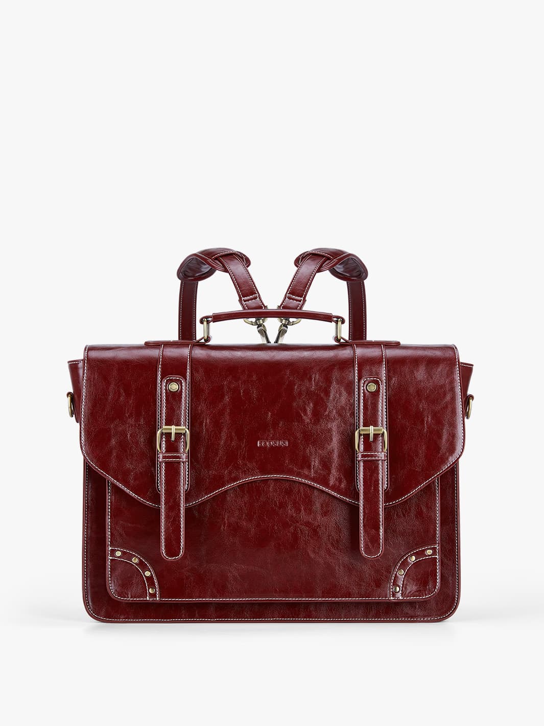 Wilder Vintage Rivet 15.6-Inch Briefcase