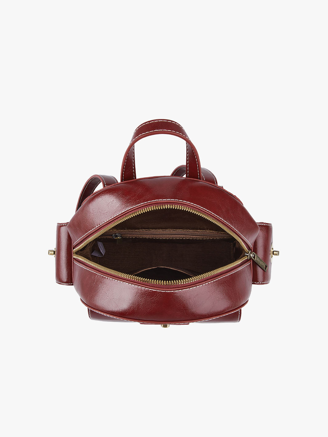 Alison Vintage Vegan Leather Mini Backpack