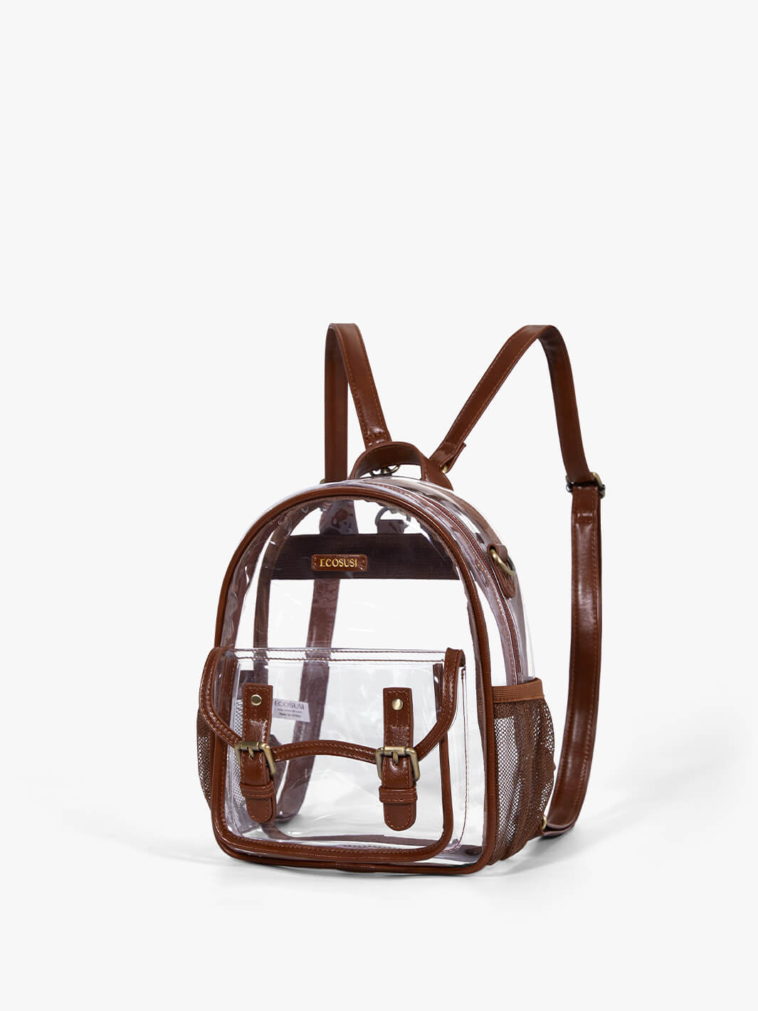 Pink clear mini online backpack