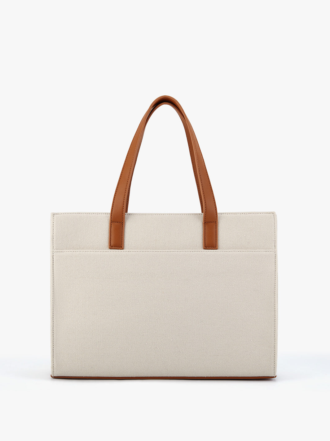 Olivia's Canvas 13" Vegan Leather Tote