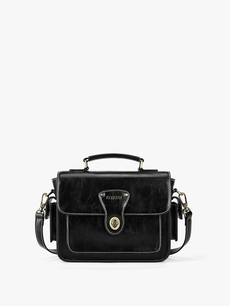 Alison Vintage Vegan Leather Crossbody Bag– Ecosusi