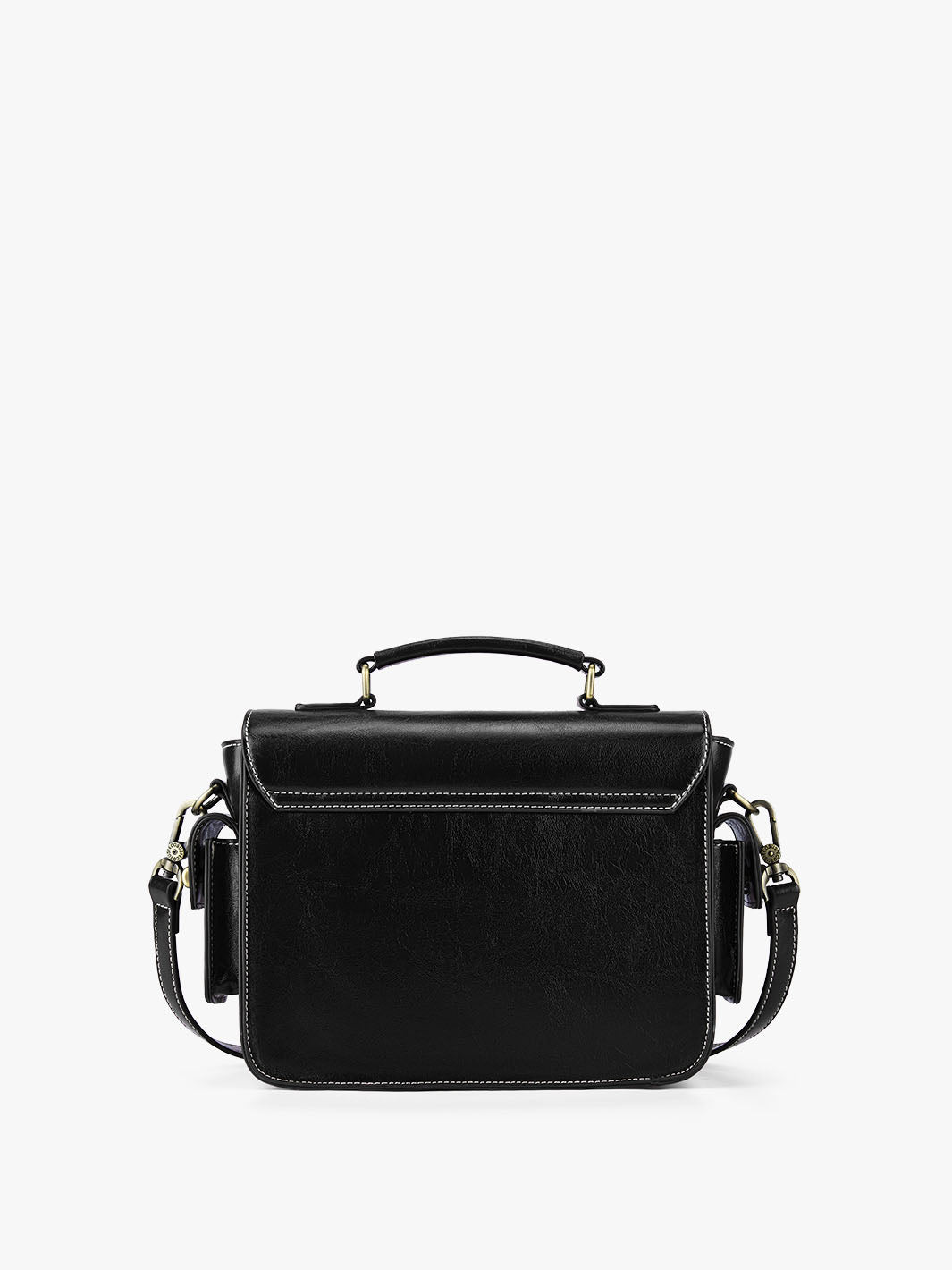 Alison Vintage Vegan Leather Crossbody Bag