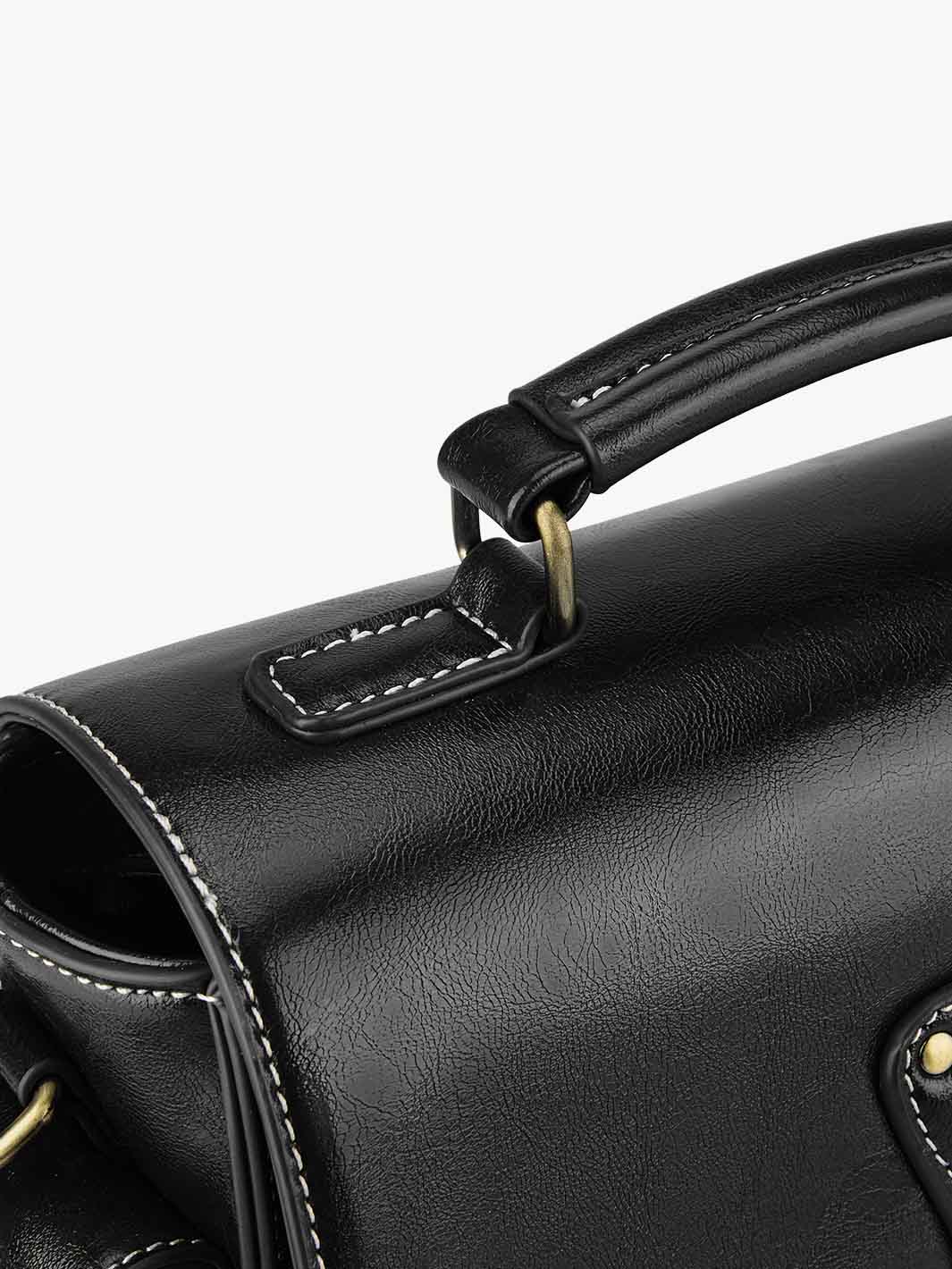 Alison Vintage Vegan Leather Crossbody Bag