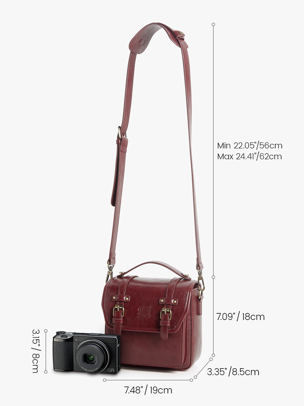 Clara Vintage Shoulder Camera Bag