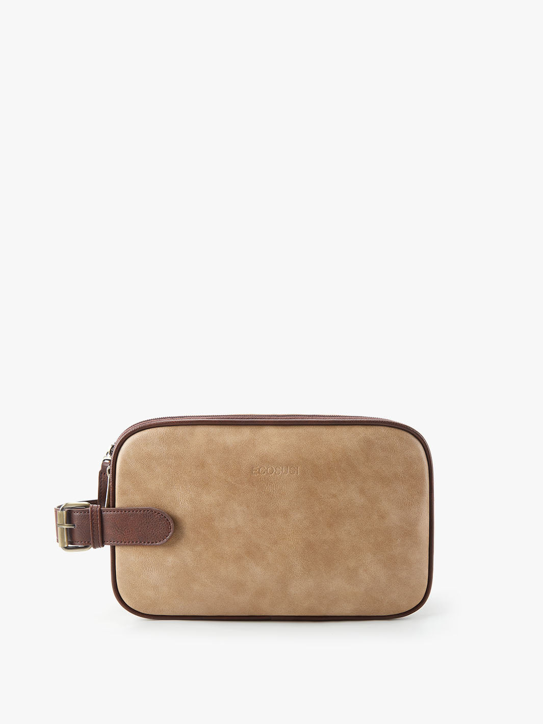 Elena Large Vegan Leather Toiletry Bag