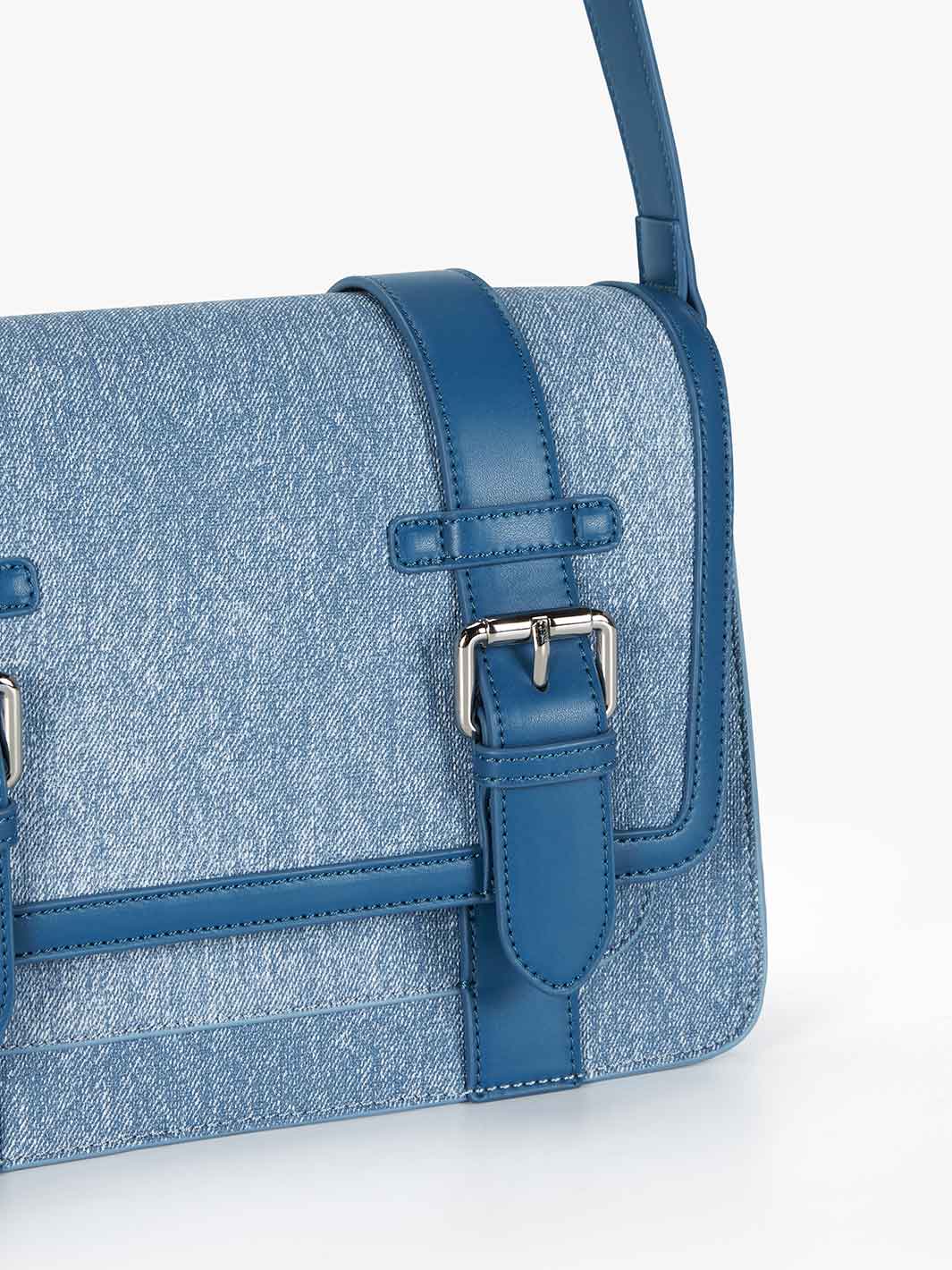 Denim fashion satchel handbags