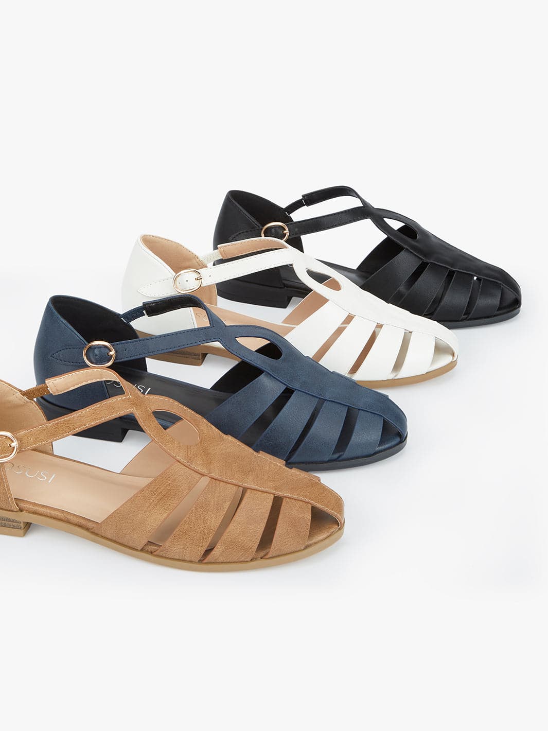 T strap huarache clearance sandals