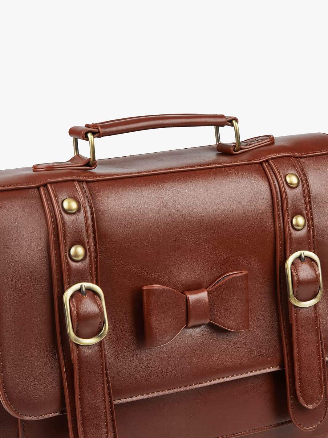 Designer 3-IN-1 Faux Leather Messenger Handbag