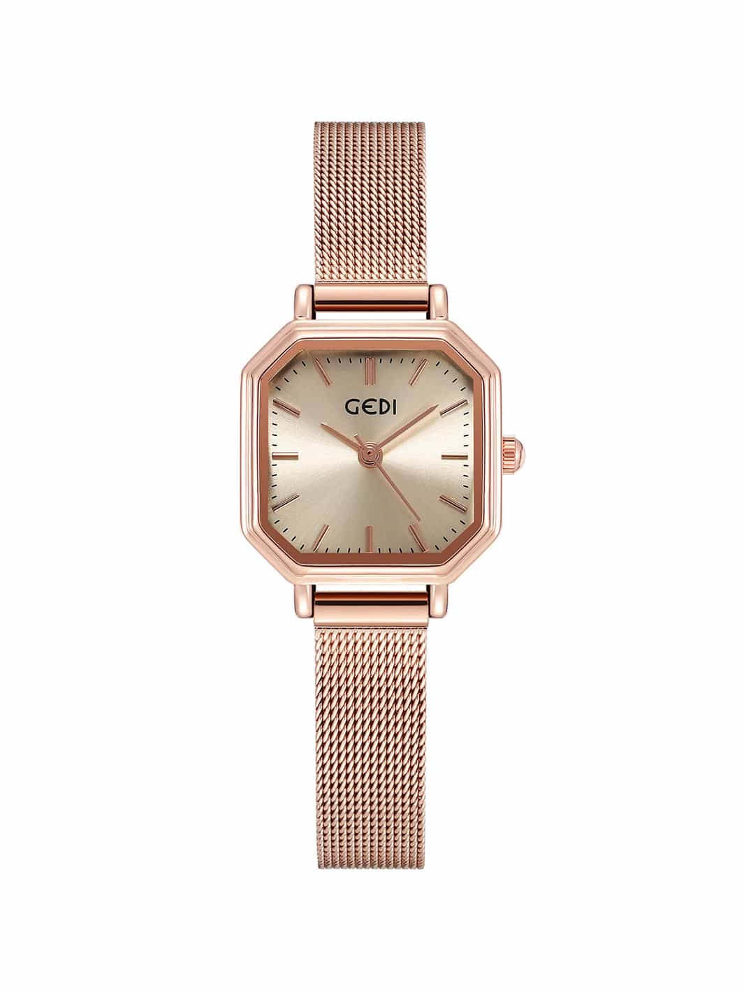 Leather strap gradient watches for women from Gedi Brand - Ariano